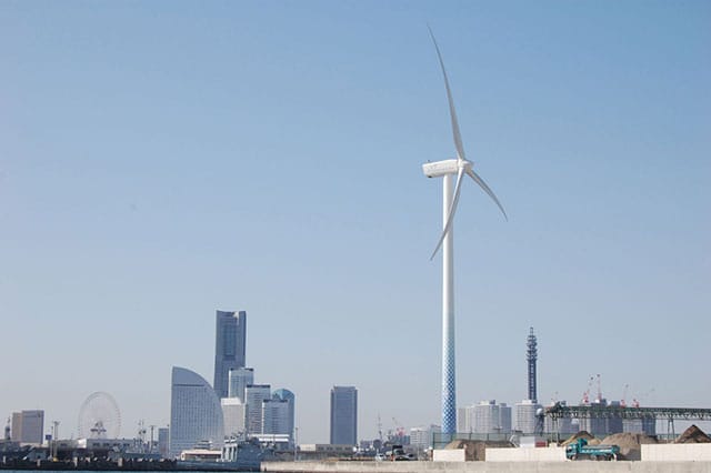 横浜の風力発電所ハマウィング