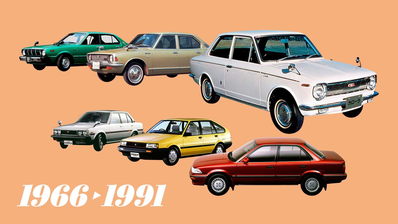 歴代カローラのカタログでたどる、日本のライフスタイルの変遷と自動車（前編） 〜高度成長期の初代カローラからバブル期6代目〜